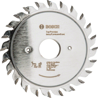 Lame de marquage Bosch Top Precision Laminated Panel.