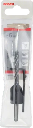 Foret à bois Bosch 6 mm avec fraise.