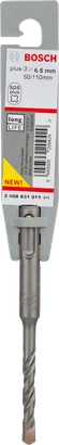 Foret à percussion Bosch SDS plus-3 6,5 mm.