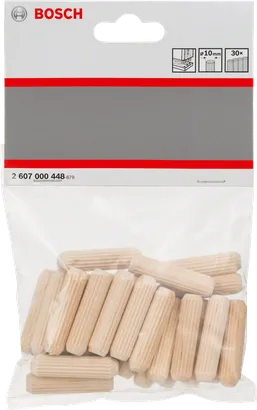 Chevilles en bois Bosch 10 mm.