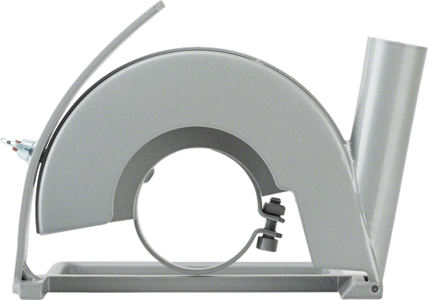 Carter de protection Bosch pour meuleuses d'angle avec système d'aspiration des poussières.