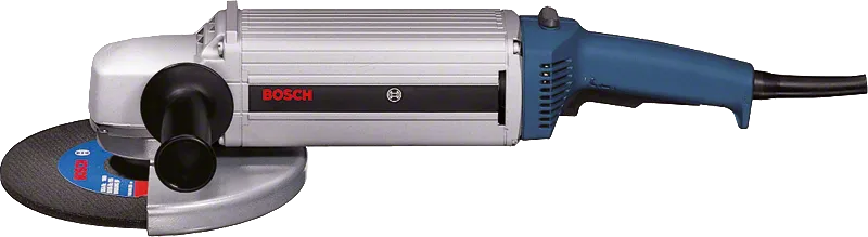 Meuleuse d'angle Bosch avec poignée latérale.
