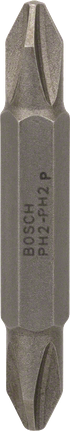 Embout double Bosch 45 mm pour vis PH2.
