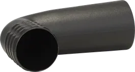 Raccord coudé en plastique Bosch pour aspiration de poussière.