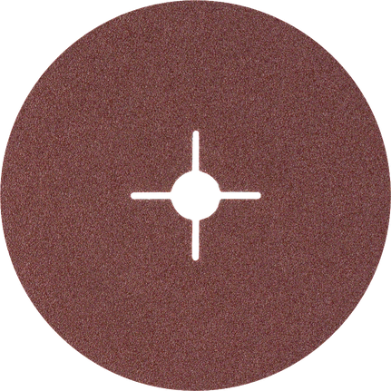 Disque abrasif en fibre Bosch R444 pour métal, grain 60.