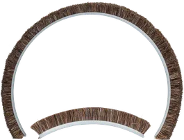 Ensemble de bagues de protection pour brosse d'extraction de poussière Bosch .