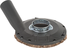 Guide de coupe Bosch avec sortie d'aspiration des poussières, bague de brosse.