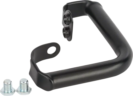 Accessoire de poignée d'arc Bosch avec vis de montage.