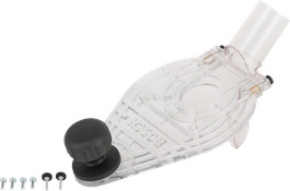 Plaque de base Bosch avec poignée et sortie d'aspiration de poussière.