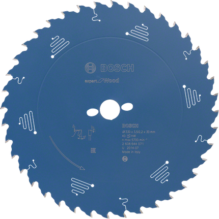 Lame de scie circulaire Bosch Expert for Wood, 330 mm 40 dents.