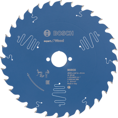 Lame de scie circulaire Bosch Expert pour Bois 225mm 32 dents.