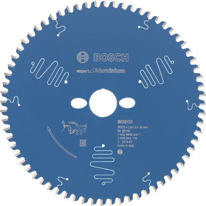 Lame de scie circulaire Bosch Expert for Aluminium, 68 dents.