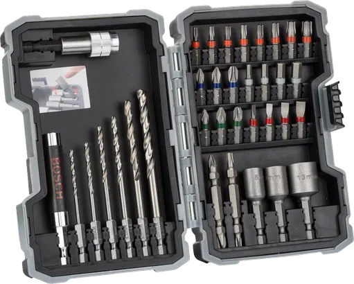 Ensemble de 35 embouts de perçage et de vissage HSS-G Bosch .