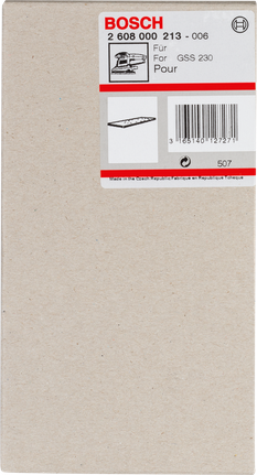 Feuille abrasive Bosch pour GSS 230.