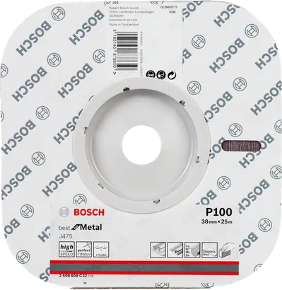 Rouleau de ponçage Bosch J475 P100 38 mm × 25 m.