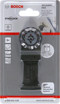 Lame de scie plongeante Bosch AIZ 32 EPC 1-1/4″ pour le bois.