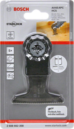 Lame de scie plongeante Bosch HCS 65 mm pour le bois.