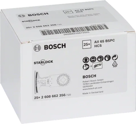 Lame de scie plongeante Bosch Starlock HCS 65 mm.