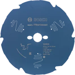 Lame de scie Bosch FiberCement 254x30mm 6 dents.