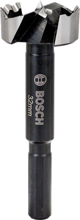 Foret Bosch Forstner 32 mm pour des trous précis à fond plat.