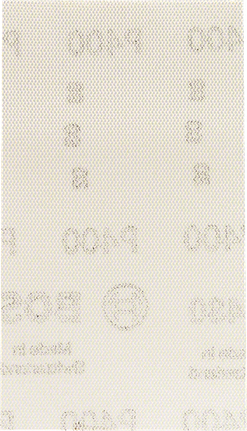Feuille abrasive Bosch Pro pour une finition de surface fine.