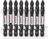 Pack d'embouts de tournevis Bosch Impact Control 8 pièces 65 mm.