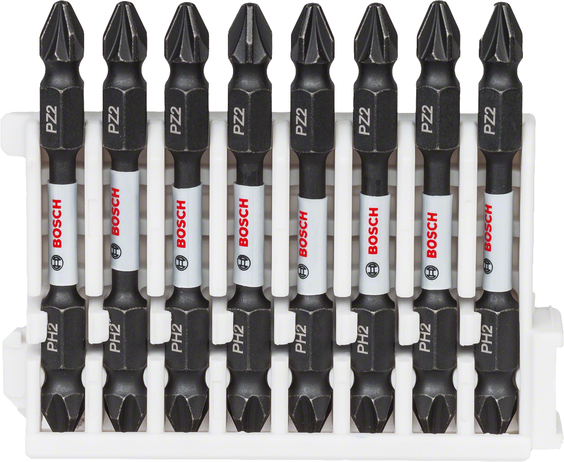 Pack d'embouts de tournevis Bosch Impact Control 8 pièces 65 mm.