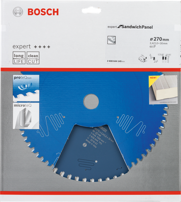 Lame de scie circulaire Bosch Expert pour panneaux sandwich.