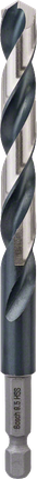 Foret hélicoïdal Bosch HSS à tige hexagonale 9,5 mm.