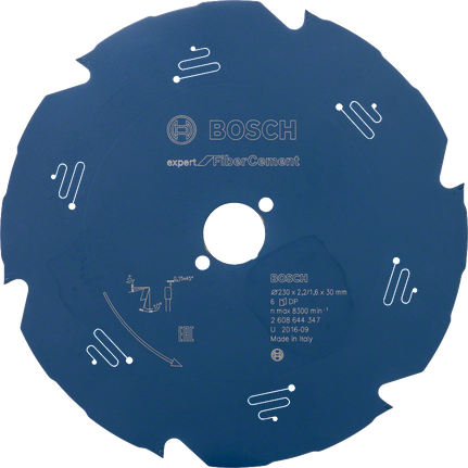 Lame de scie Bosch Expert FiberCement 230 mm 6 dents TCG.