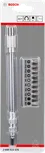 Porte-embouts flexible Bosch avec un jeu de 10 embouts de tournevis.