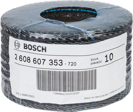 Lot de 10 rouleaux de ponçage abrasifs Bosch .