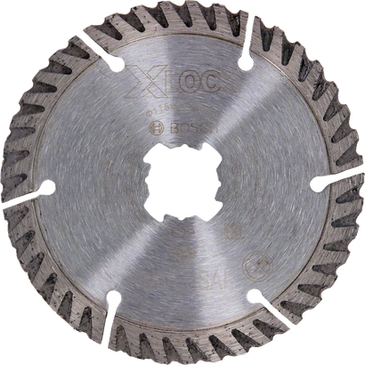Disque à tronçonner diamanté Bosch X-LOCK pour une utilisation universelle.