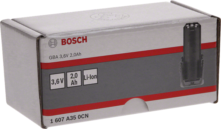 Batterie Bosch GBA 3,6 V 2,0 Ah.
