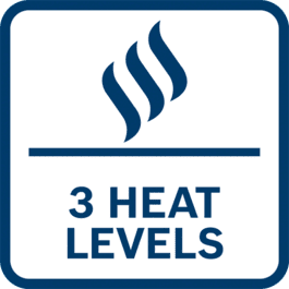  Trois niveaux de chaleur pour un confort optimal par temps froid