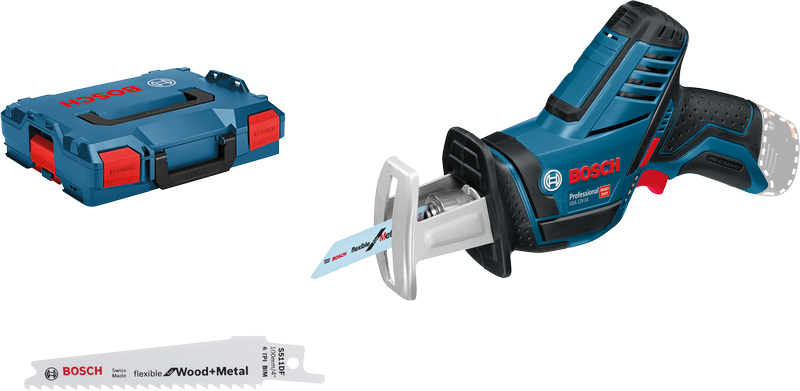 Scie alternative sans fil Bosch GSA 12V-14 avec coffret.