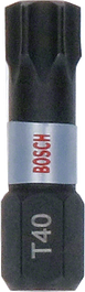 Embout de tournevis Bosch Impact T40 25 mm.