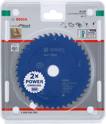 Lame de scie Bosch Expert for Wood 140×1,8×20 T42.