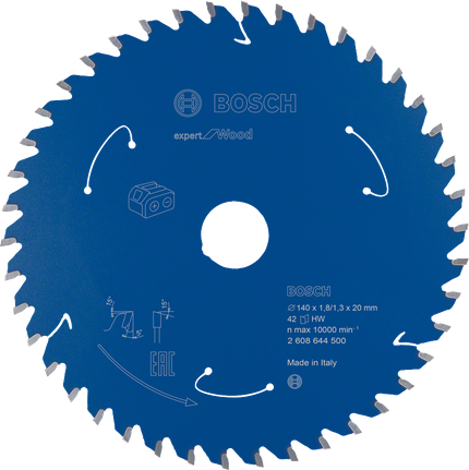 Lame de scie circulaire Bosch Expert for Wood 140 mm 42 dents.