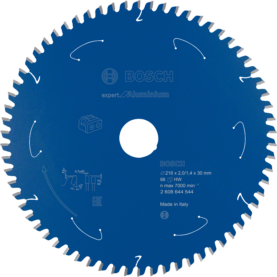 Lame de scie circulaire Bosch Expert for Aluminium 66 dents.