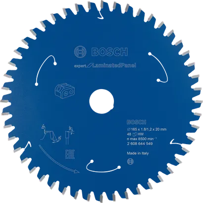 Lame de scie circulaire Bosch Expert pour panneaux stratifiés 48T.