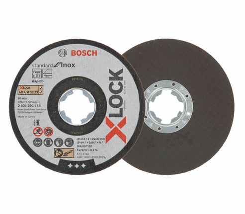 X-LOCK Standard for Inox 115 mm x 1,0 mm