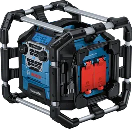 Radio de chantier Bosch GPB 18V-5 SC avec caisson de basses.