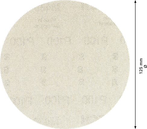 Filet de ponçage Bosch EXPERT M480 125 mm G100 pour ponceuses orbitales.