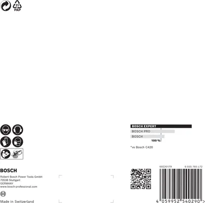 Filet de ponçage Bosch EXPERT M480 150 mm G120, lot de 5.