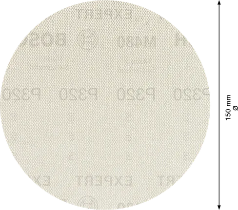 Disque de ponçage Bosch EXPERT M480 Filet 150 mm G 320.