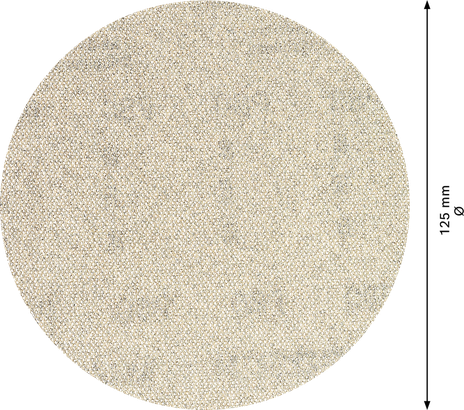 Disque de ponçage Bosch EXPERT M480 Filet 125 mm G80.