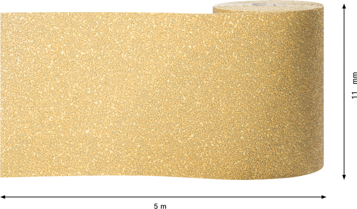 Rouleau de papier abrasif Bosch EXPERT C470 115mm 5m G40.