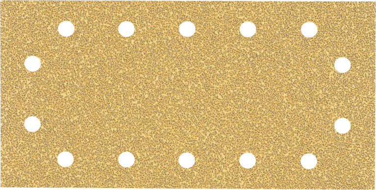 Papier abrasif Bosch EXPERT C470 14 trous G40 pour ponceuses orbitales.