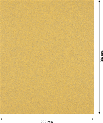 Feuille de papier abrasif Bosch EXPERT C470 230 x 280 mm, grain 80.